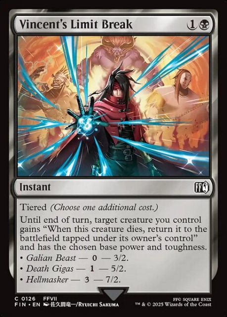 Vincent's Limit Break in the group Magic the Gathering / Sets / Final Fantasy Drop / Final Fantasy at Proxyprinters.com (103226)