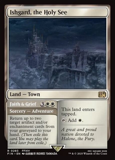Ishgard, the Holy See // Faith & Grief in the group Magic the Gathering / Sets / Final Fantasy Drop / Final Fantasy at Proxyprinters.com (103231)