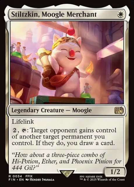 Stiltzkin, Moogle Merchant in the group Magic the Gathering / Sets / Final Fantasy Drop / Final Fantasy at Proxyprinters.com (103232)