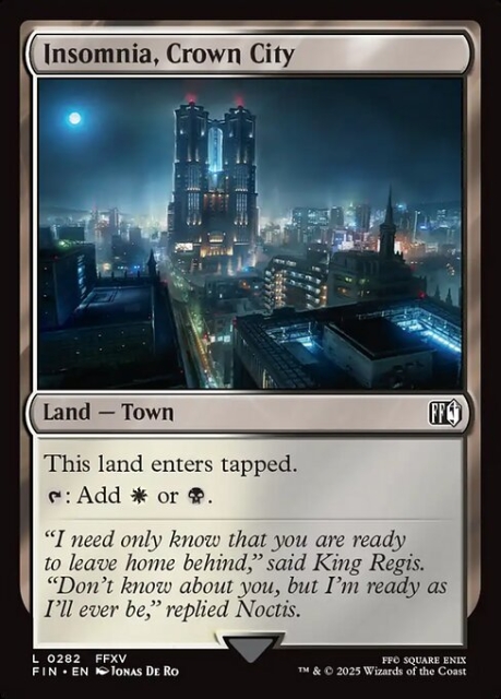 Insomnia, Crown City in the group Magic the Gathering / Sets / Final Fantasy Drop / Final Fantasy at Proxyprinters.com (103238)