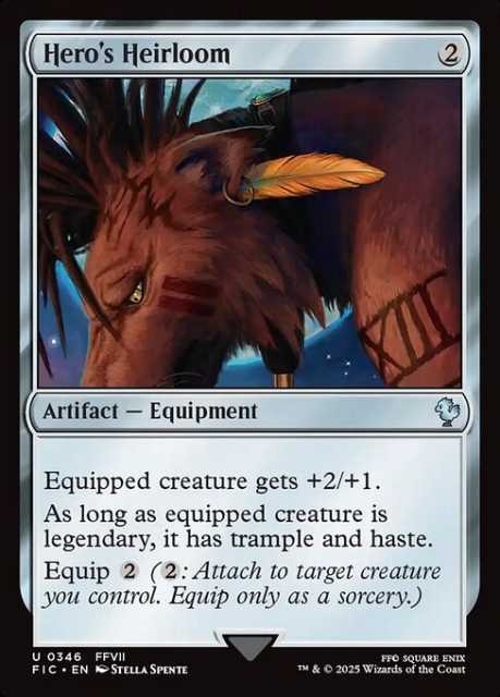 Hero's Heirloom in the group Magic the Gathering / Sets / Final Fantasy Drop / Final Fantasy Commander at Proxyprinters.com (103243)