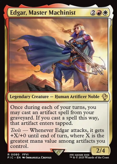 Edgar, Master Machinist in the group Magic the Gathering / Sets / Final Fantasy Drop / Final Fantasy Commander at Proxyprinters.com (103249)