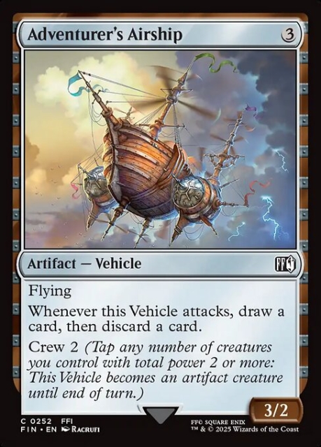 Adventurer's Airship in the group Magic the Gathering / Sets / Final Fantasy Drop / Final Fantasy at Proxyprinters.com (103252)