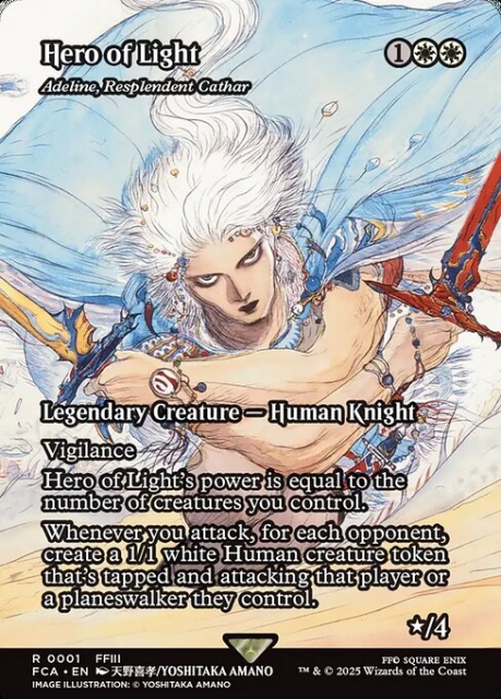 Adeline, Resplendent Cathar in the group Magic the Gathering / Sets / Final Fantasy Drop / Final Fantasy: Through the Ages at Proxyprinters.com (103257)
