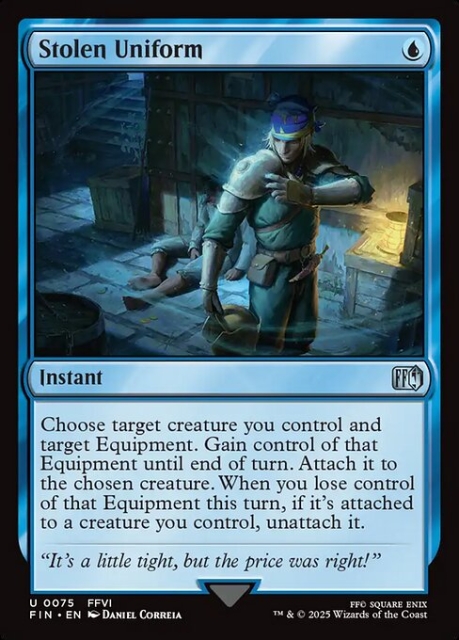 Stolen Uniform in the group Magic the Gathering / Sets / Final Fantasy Drop / Final Fantasy at Proxyprinters.com (103267)