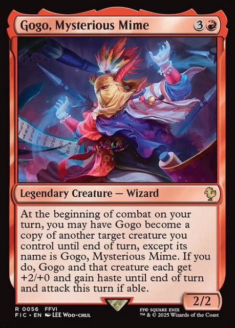 Gogo, Mysterious Mime in the group Magic the Gathering / Sets / Final Fantasy Drop / Final Fantasy Commander at Proxyprinters.com (103268)