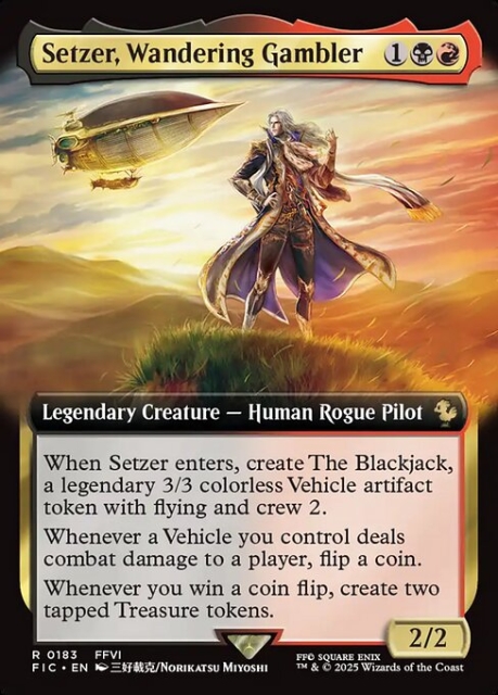 Setzer, Wandering Gambler in the group Magic the Gathering / Types / Creatures / Human at Proxyprinters.com (103270)