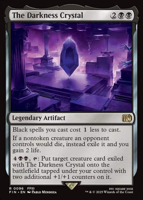 The Darkness Crystal in the group Magic the Gathering / Sets / Final Fantasy Drop / Final Fantasy at Proxyprinters.com (103276)
