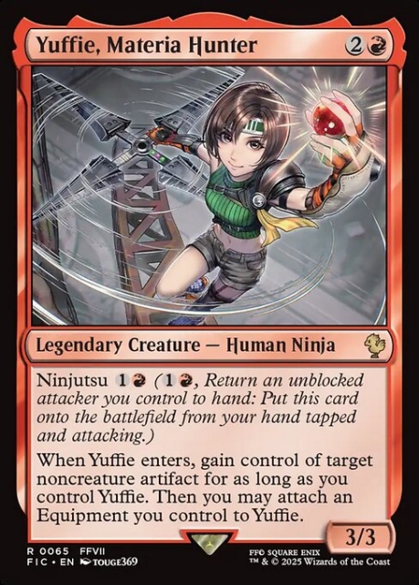 Yuffie, Materia Hunter in the group Magic the Gathering / Sets / Final Fantasy Drop / Final Fantasy Commander at Proxyprinters.com (103284)