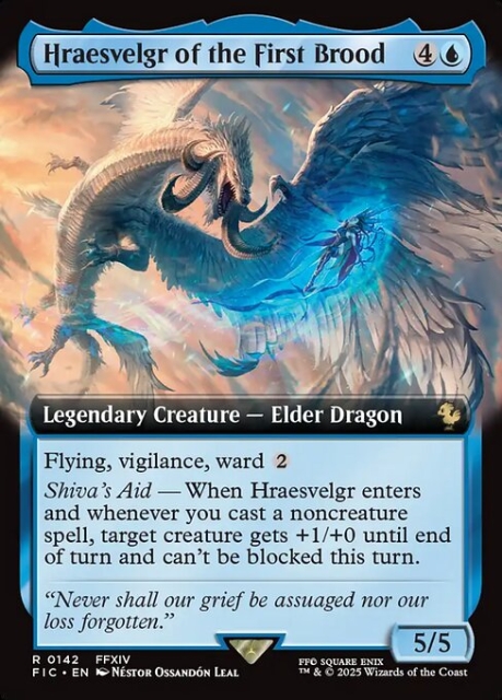 Hraesvelgr of the First Brood in the group Magic the Gathering / Sets / Final Fantasy Drop / Final Fantasy Commander at Proxyprinters.com (103285)