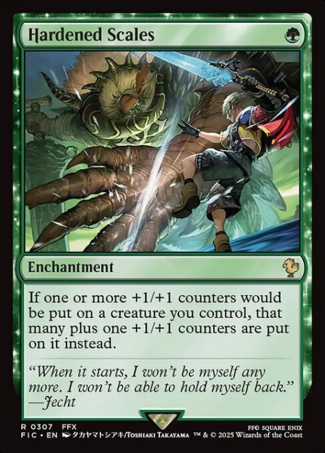 Hardened Scales in the group Magic the Gathering / Sets / Final Fantasy Drop / Final Fantasy Commander at Proxyprinters.com (103287)