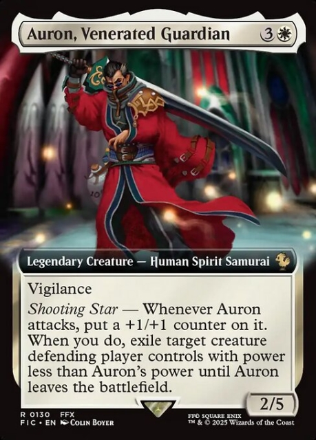 Auron, Venerated Guardian in the group Magic the Gathering / Sets / Final Fantasy Drop / Final Fantasy Commander at Proxyprinters.com (103289)