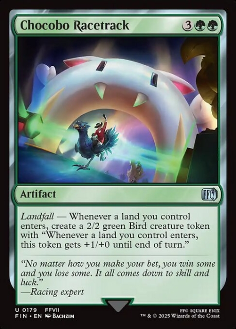 Chocobo Racetrack in the group Magic the Gathering / Sets / Final Fantasy Drop / Final Fantasy at Proxyprinters.com (103297)