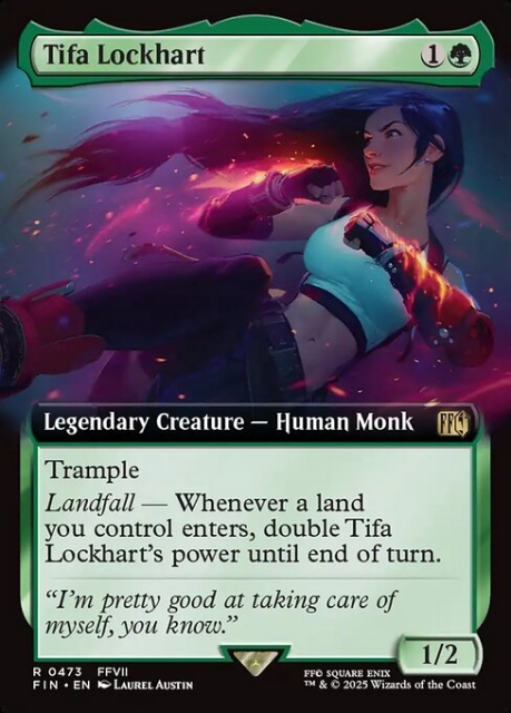Tifa Lockhart in the group Magic the Gathering / Sets / Final Fantasy Drop / Final Fantasy at Proxyprinters.com (103301)