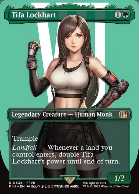 Tifa Lockhart in the group Magic the Gathering / Sets / Final Fantasy Drop / Final Fantasy at Proxyprinters.com (103304)