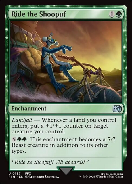 Ride the Shoopuf in the group Magic the Gathering / Sets / Final Fantasy Drop / Final Fantasy at Proxyprinters.com (103310)