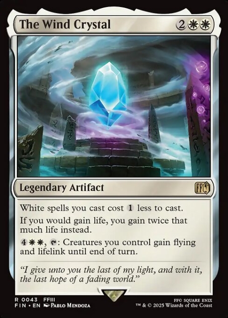 The Wind Crystal in the group Magic the Gathering / Sets / Final Fantasy Drop / Final Fantasy at Proxyprinters.com (103311)