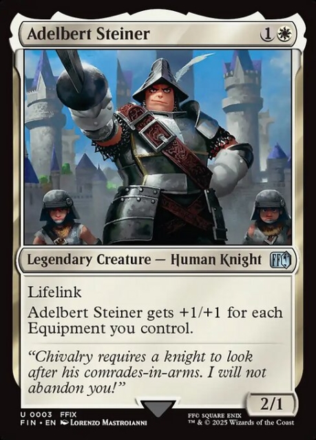 Adelbert Steiner in the group Magic the Gathering / Sets / Final Fantasy Drop / Final Fantasy at Proxyprinters.com (103314)