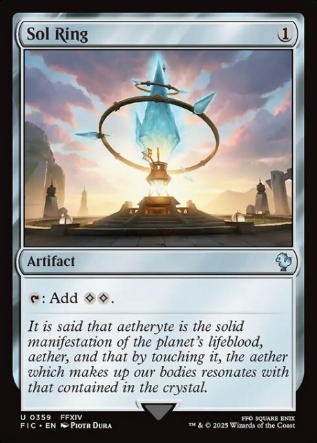 Sol Ring in the group Magic the Gathering / Sets / Final Fantasy Drop / Final Fantasy Commander at Proxyprinters.com (103316)