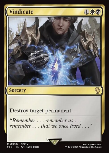 Vindicate in the group Magic the Gathering / Sets / Final Fantasy Drop / Final Fantasy Commander at Proxyprinters.com (103317)