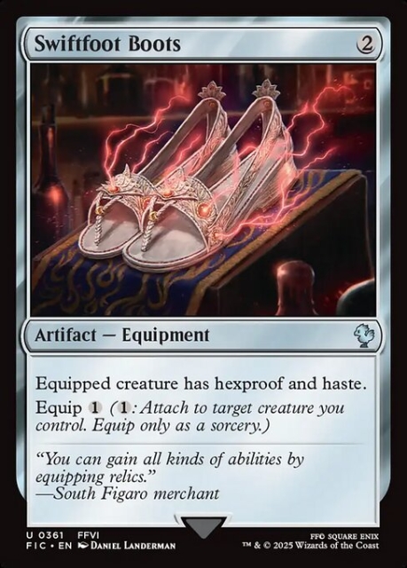 Swiftfoot Boots in the group Magic the Gathering / Sets / Final Fantasy Drop / Final Fantasy Commander at Proxyprinters.com (103320)