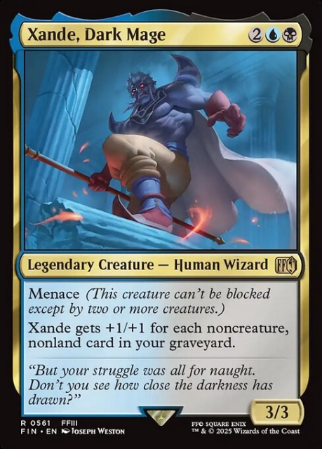 Xande, Dark Mage in the group Magic the Gathering / Sets / Final Fantasy Drop / Final Fantasy at Proxyprinters.com (103322)