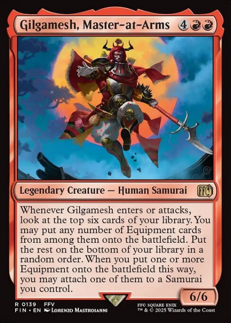 Gilgamesh, Master-at-Arms in the group Magic the Gathering / Sets / Final Fantasy Drop / Final Fantasy at Proxyprinters.com (103326)