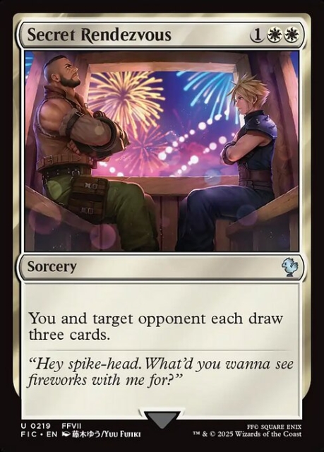 Secret Rendezvous in the group Magic the Gathering / Sets / Final Fantasy Drop / Final Fantasy Commander at Proxyprinters.com (103328)