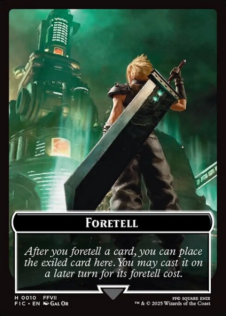 Foretell in the group Magic the Gathering / Sets / Final Fantasy Drop / Final Fantasy Commander Tokens at Proxyprinters.com (103331)