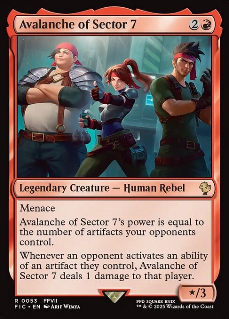 Avalanche of Sector 7 in the group Magic the Gathering / Sets / Final Fantasy Drop / Final Fantasy Commander at Proxyprinters.com (103333)
