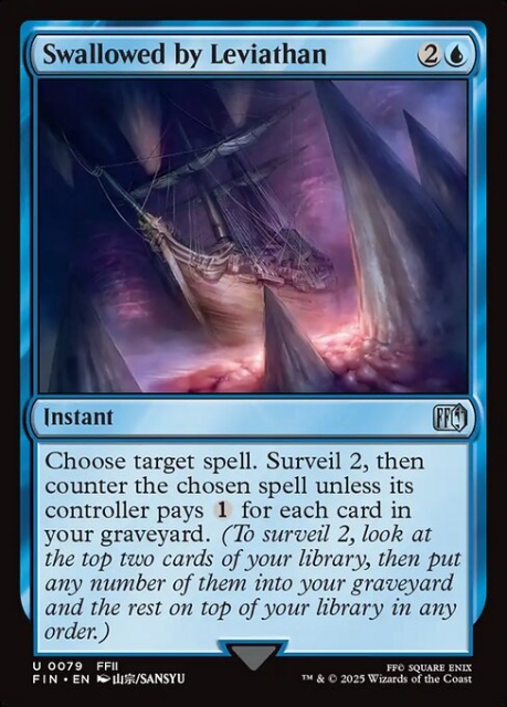 Swallowed by Leviathan in the group Magic the Gathering / Sets / Final Fantasy Drop / Final Fantasy at Proxyprinters.com (103337)