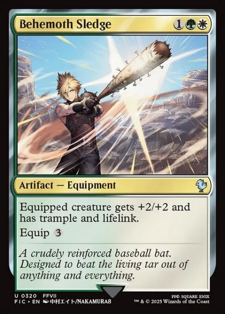 Behemoth Sledge in the group Magic the Gathering / Sets / Final Fantasy Drop / Final Fantasy Commander at Proxyprinters.com (103339)