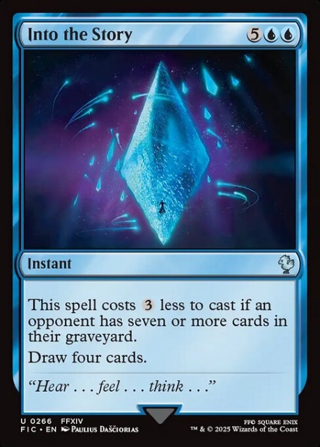 Into the Story in the group Magic the Gathering / Sets / Final Fantasy Drop / Final Fantasy Commander at Proxyprinters.com (103348)