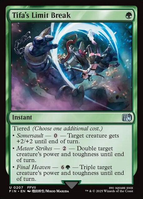 Tifa's Limit Break in the group Magic the Gathering / Sets / Final Fantasy Drop / Final Fantasy at Proxyprinters.com (103349)