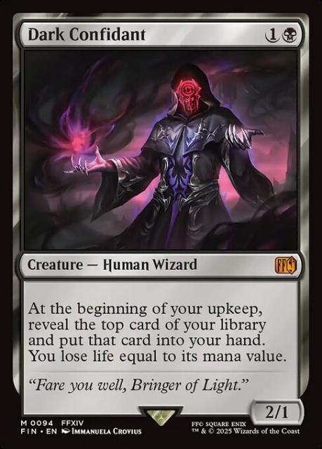 Dark Confidant in the group Magic the Gathering / Sets / Final Fantasy Drop / Final Fantasy at Proxyprinters.com (103350)