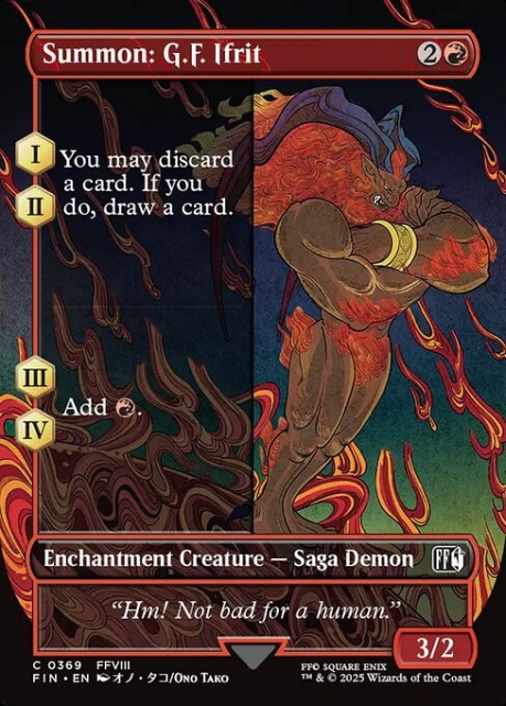 Summon: G.F. Ifrit in the group Magic the Gathering / Sets / Final Fantasy Drop / Final Fantasy at Proxyprinters.com (103352)