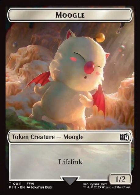Moogle in the group Magic the Gathering / Sets / Final Fantasy Drop / Final Fantasy Tokens at Proxyprinters.com (103364)