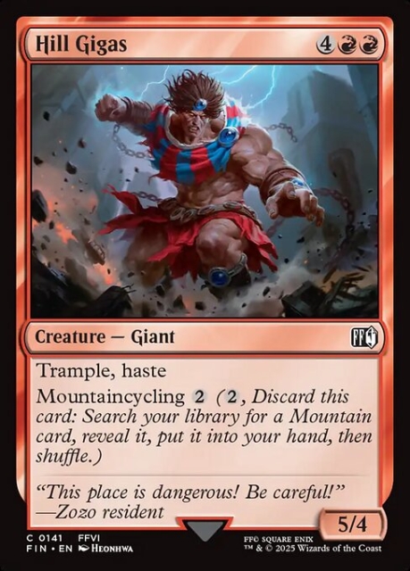 Hill Gigas in the group Magic the Gathering / Sets / Final Fantasy Drop / Final Fantasy at Proxyprinters.com (103366)