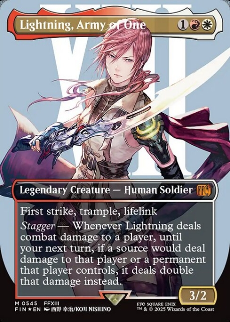Lightning, Army of One in the group Magic the Gathering / Types / Creatures / Human at Proxyprinters.com (103369)