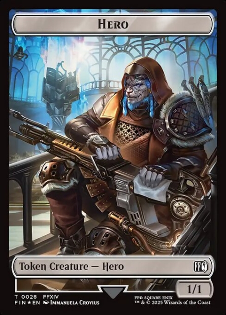 Hero in the group Magic the Gathering / Sets / Final Fantasy Drop / Final Fantasy Tokens at Proxyprinters.com (103373)