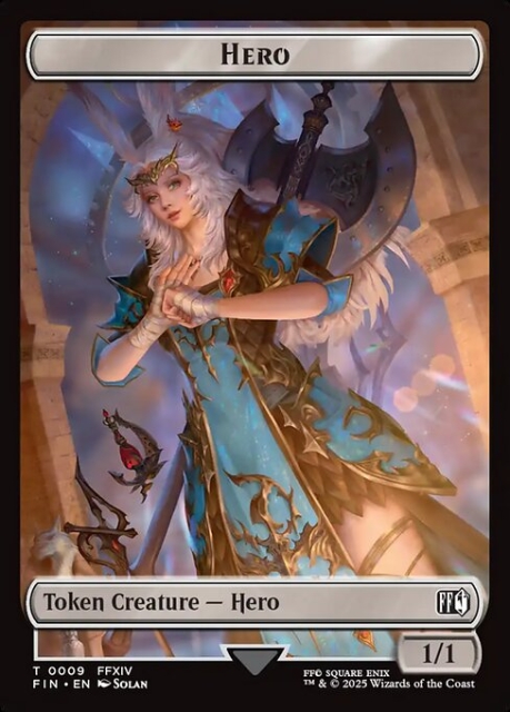 Hero in the group Magic the Gathering / Sets / Final Fantasy Drop / Final Fantasy Tokens at Proxyprinters.com (103380)