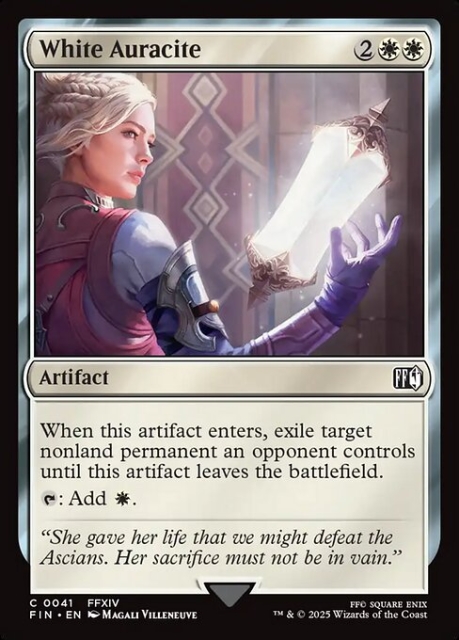 White Auracite in the group Magic the Gathering / Sets / Final Fantasy Drop / Final Fantasy at Proxyprinters.com (103384)