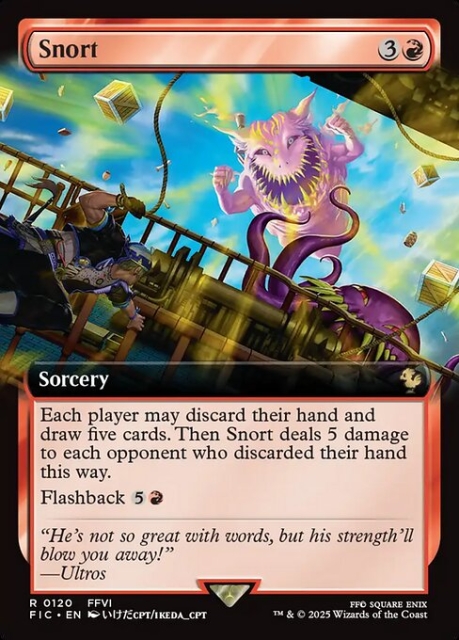 Snort in the group Magic the Gathering / Sets / Final Fantasy Drop / Final Fantasy Commander at Proxyprinters.com (103390)