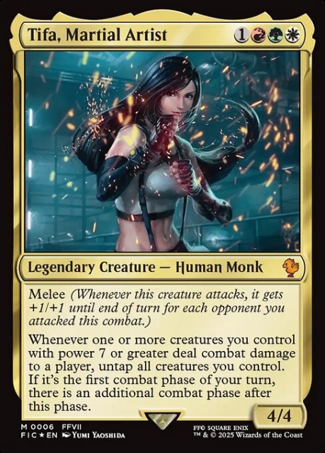 Tifa, Martial Artist in the group Magic the Gathering / Sets / Final Fantasy Drop / Final Fantasy Commander at Proxyprinters.com (103396)