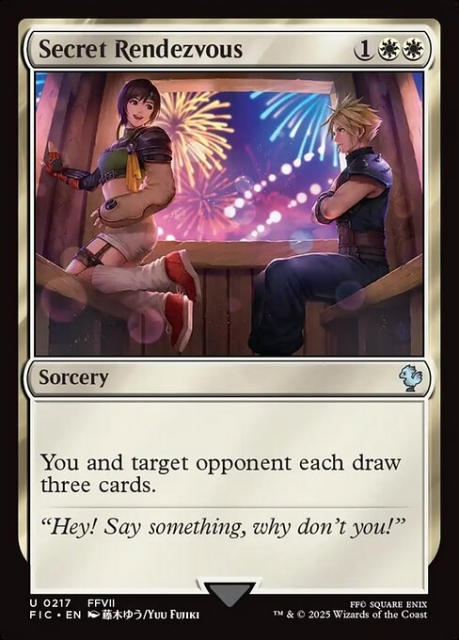 Secret Rendezvous in the group Magic the Gathering / Sets / Final Fantasy Drop / Final Fantasy Commander at Proxyprinters.com (103399)