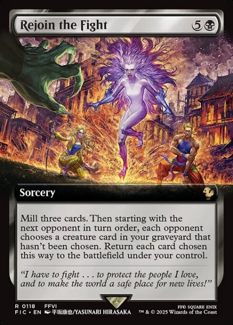Rejoin the Fight in the group Magic the Gathering / Sets / Final Fantasy Drop / Final Fantasy Commander at Proxyprinters.com (103401)