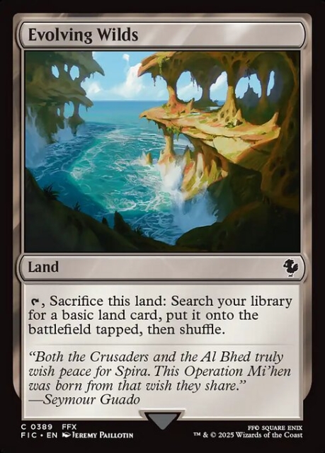 Evolving Wilds in the group Magic the Gathering / Sets / Final Fantasy Drop / Final Fantasy Commander at Proxyprinters.com (103412)