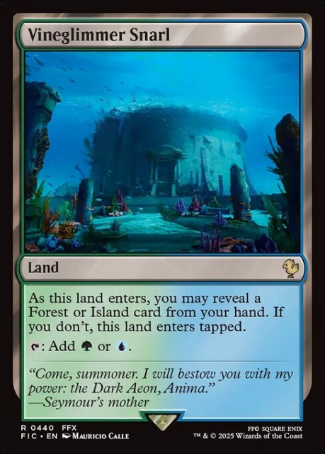 Vineglimmer Snarl in the group Magic the Gathering / Sets / Final Fantasy Drop / Final Fantasy Commander at Proxyprinters.com (103413)
