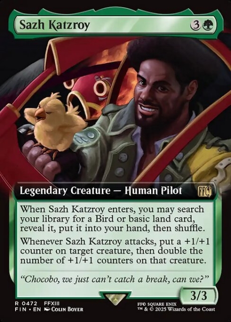Sazh Katzroy in the group Magic the Gathering / Sets / Final Fantasy Drop / Final Fantasy at Proxyprinters.com (103418)