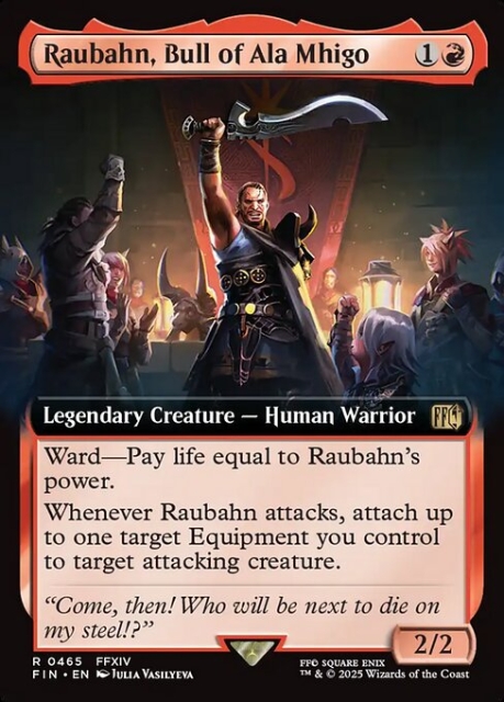 Raubahn, Bull of Ala Mhigo in the group Magic the Gathering / Sets / Final Fantasy Drop / Final Fantasy at Proxyprinters.com (103419)